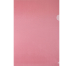 Папка-уголок пластиковая Silwerhof Eco А4, толщина пластика 0,12 мм, красная