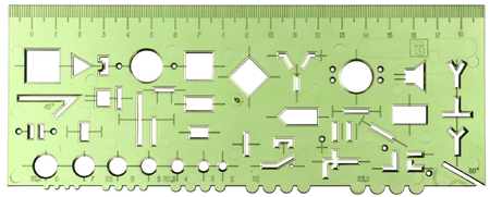 Линейка радиотехническая, 18 см, ассорти (цена за 1 шт.) Линейка радиотехническая, 18 см, ассорти (цена за 1 шт.)