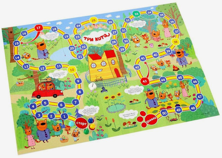 Игра-ходилка «Три кота» , 3+