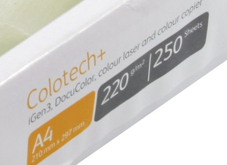 Бумага офисная Xerox Colotech+ Uncoated (без покрытия), А4 (210*297 мм), 220 г/м2, 250 л.