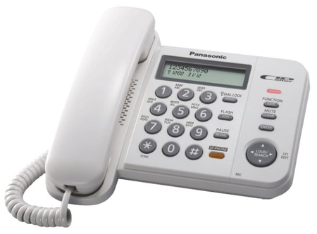 Телефон KX-TS2358RU Panasonic, белый