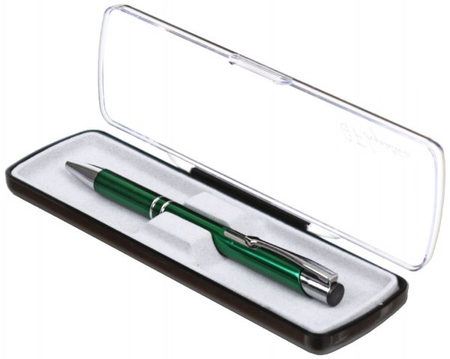 Ручка подарочная шариковая Signature 131, корпус зеленый 