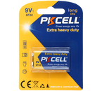 Батарейка солевая Pkcell Extra Heavy Duty, 6F22, 9V, тип «Крона»