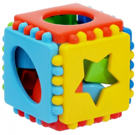 Игрушка пластиковая «Кубик логический», 8*8 см