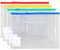 Папка-конверт пластиковая на молнии Forpus А5+, толщина пластика 0,14 мм, прозрачная