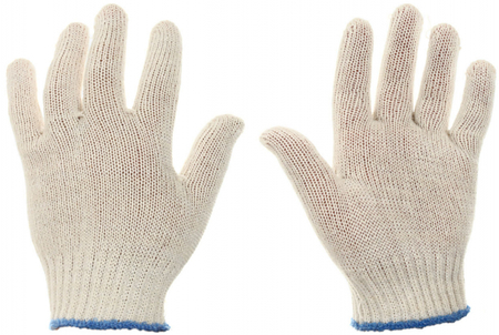 Перчатки трикотажные Startul, размер 9, 7,5 класс, белые