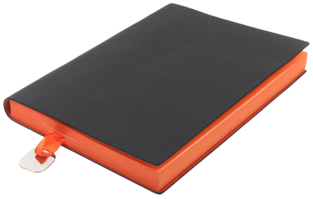 Ежедневник недатированный In Black, 120*170 мм, 136 л., оранжевый