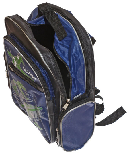 Ранец для начальных классов Cagia, 340*260*95 мм, синий с рисунком
