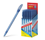 Ручка шариковая одноразовая ErichKrause Neo Stick Original, корпус синий, стержень синий
