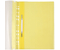 Папка-скоросшиватель пластиковая А4 Economix Light, толщина пластика 0,12 мм, желтая