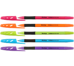 Ручка шариковая Berlingo Tribase Grip Color Zone, корпус ассорти, стержень синий