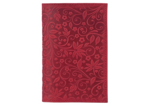 Обложка для паспорта Sima-Land, 95×135 мм, «Флаверс», с тиснением, красная