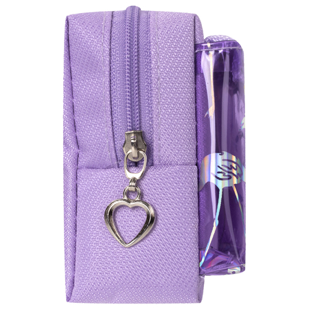 Пенал-косметичка однокамерный «Юнландия» Flamingo, 200*60*80 мм, фиолетовый Пенал-косметичка однокамерный «Юнландия» Flamingo, 200*60*80 мм, фиолетовый