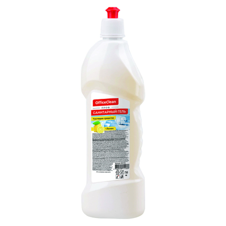 Средство чистящее «Санитарный гель. Professional» OfficeClean, 750 мл, «Лимон» Средство чистящее «Санитарный гель. Professional» OfficeClean, 750 мл, «Лимон»