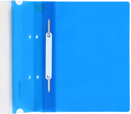Папка-скоросшиватель пластиковая А5 Economix, 188*220 мм, толщина пластика 0,16 мм, синяя