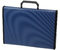 Портфель пластиковый 13 отделений Index, 330*245*40 мм, темно-синий