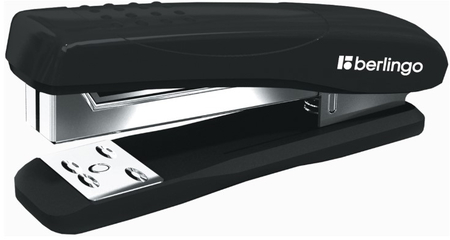 Степлер Berlingo, скобы №24/6-26/6, 25 л., 113 мм, черный