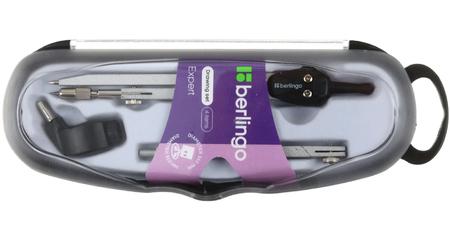 Готовальня Berlingo Expert, 4 предмета Готовальня Berlingo Expert, 4 предмета