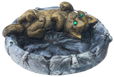 Пепельница гипсовая «Кот», 12 см Пепельница гипсовая «Кот», 12 см