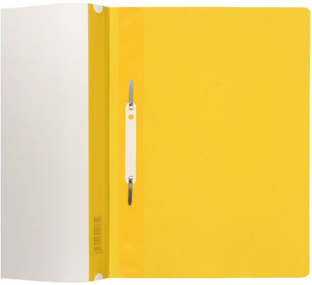 Папка-скоросшиватель пластиковая А4 «Стамм.», толщина пластика 0,18 мм, желтая