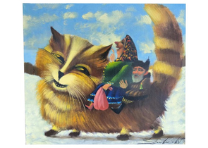 Картина «Возвращение с ярмарки-1» (Стратович В.В.), 40×35 см, холст, масло Картина «Возвращение с ярмарки-1» (Стратович В.В.), 40×35 см, холст, масло