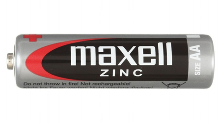 Батарейка солевая Maxell Zinc, AA, R6, 1.5V