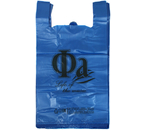 Пакет-майка «Комус» (ПНД), 30+16×55 см, 25 мкм, 100 шт., «Фа», синие