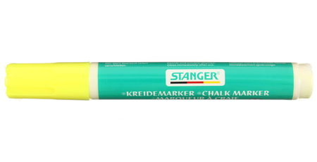 Маркер с жидким мелом Stanger, желтый