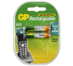 Аккумулятор GP, AAA, 1.2V, 650 mAh, (2 шт. в упаковке)