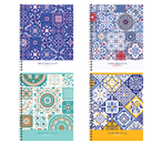 Тетрадь общая А5, 48 л. на гребне BG «Коллекция», 160×205 мм, клетка, ассорти