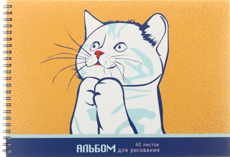 Альбом для рисования А4 «Канц-Эксмо», 40 л., Kitty Альбом для рисования А4 «Канц-Эксмо», 40 л., Kitty