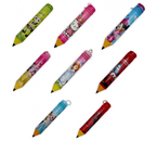 Пенал-тубус однокамерный школьный «Карандаш», 40×250 мм, ассорти