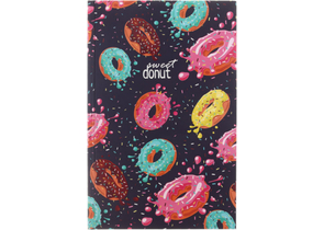 Книжка записная Brauberg Kids А5, 130×205 мм, 80 л., клетка, Donuts