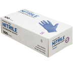 Перчатки нитриловые одноразовые Nitrile, размер S, 50 пар (100 шт.), фиолетовые Перчатки нитриловые одноразовые Nitrile, размер S, 50 пар (100 шт.), фиолетовые