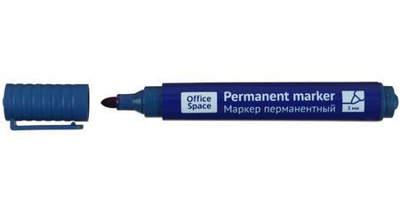 Набор маркеров перманентных OfficeSpace 8004А, 4 цвета
