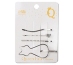 Невидимка для волос, «Тириль» (набор: 4 шт., 5,5 и 6,5 см) Невидимка для волос, «Тириль» (набор: 4 шт., 5,5 и 6,5 см)