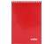 Блокнот на гребне Office Classic, 140*200 мм, 60 л., клетка, красный