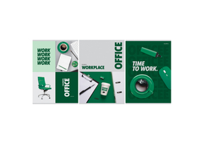 Тетрадь общая А4, 80 л. на скобе BG Office, 205×295 мм, клетка, ассорти