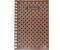 Блокнот на гребне «Феникс+», 100*143 мм, 80 л., клетка, «Фактура коричневый»