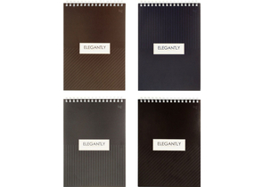 Блокнот на гребне BG А5, 145×200 мм, 60 л., клетка, Minimal, ассорти