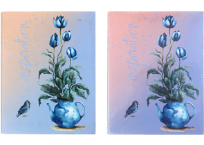 Тетрадь общая А5, 240 л. на кольцах BG, 170×215 мм, клетка, «Васильковое настроение»