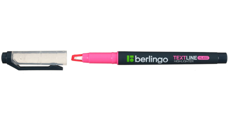 Маркер-текстовыделитель Berlingo Textline HL450, розовый
