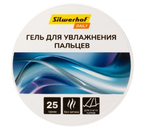 Губочница для увлажнения пальцев гелевая Silwerhof Daily, диаметр 60 мм, 25 мл, белая