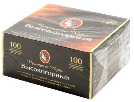 Чай «Принцесса Нури», 200 г, 100 пакетиков двухкамерных, черный чай Чай «Принцесса Нури», 200 г, 100 пакетиков двухкамерных, черный чай