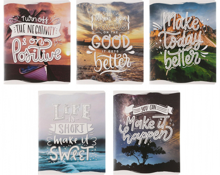 Тетрадь общая А5, 80 л. на скобе «Живи путешествиями», 160*203 мм, клетка, ассорти