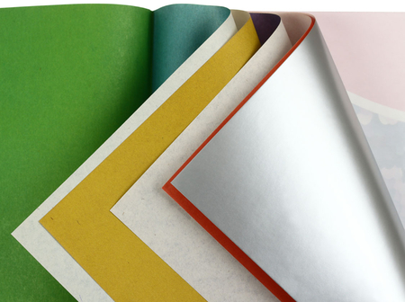 Бумага цветная односторонняя А4 Action! «Волшебная», 10 цветов, 10 л. (1 л.-золотистый, 1 л.-серебристый), немелованная, «Волшебный блеск»