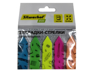 Закладки-разделители пластиковые с липким краем Silwerhof Eco Закладки-разделители пластиковые с липким краем Silwerhof Eco