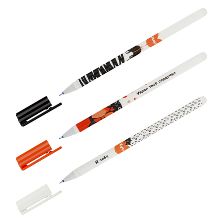 Ручка гелевая Meshu «Пиши-стирай», Cats Love, корпус ассорти, стержень синий