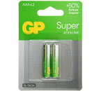 Батарейки щелочные GP Super G-Tech, ААА, LR03, 1.5V, 2 шт. Батарейки щелочные GP Super G-Tech, ААА, LR03, 1.5V, 2 шт.