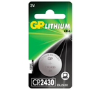 Батарейка литиевая дисковая GP Lithium Cell, CR2430, 3V Батарейка литиевая дисковая GP Lithium Cell, CR2430, 3V
